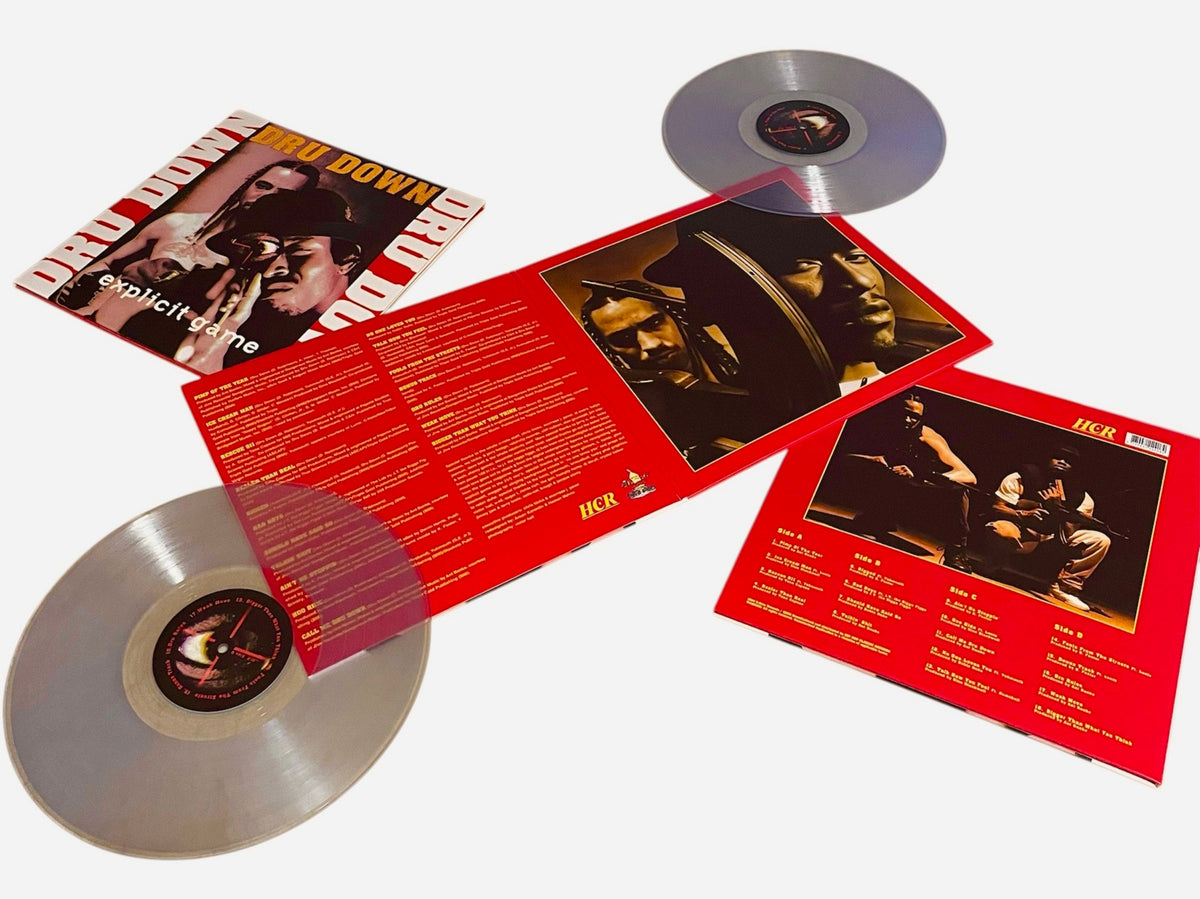 Dru Down Explicit Game 2XLP TRANSPARENT.