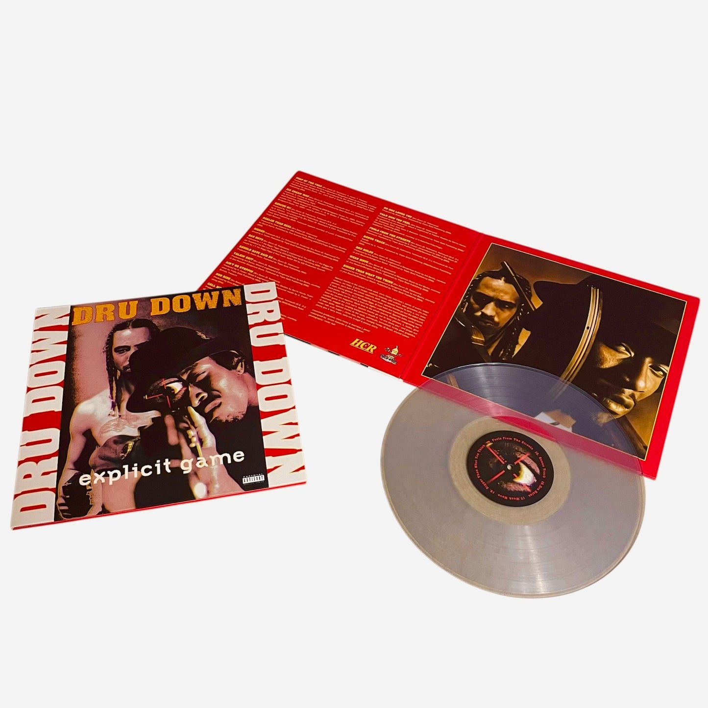 Dru Down Explicit Game 2XLP TRANSPARENT.