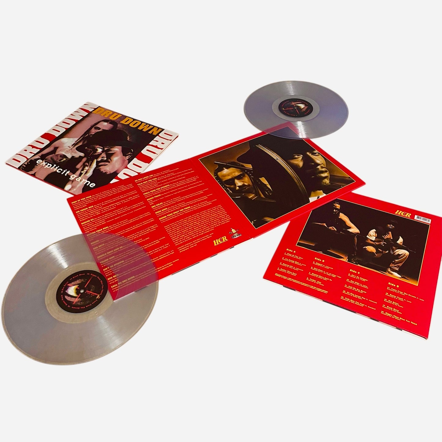 Dru Down Explicit Game 2XLP TRANSPARENT.