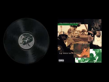 B.G Knocc Out & Dresta Real Brothas 2xLP SILVERGRAY TRANSPARENT.